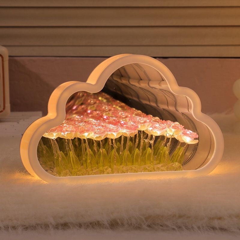 Lámpara de Rosas Nube Infinita