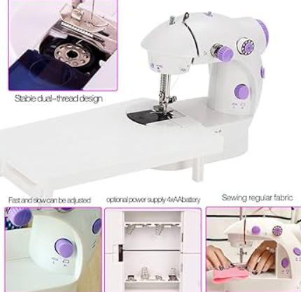Mini Máquina de Coser con Mesa