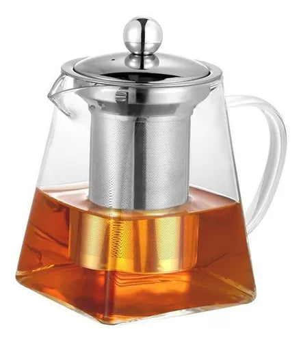 Tetera de Vidrio con Infusor Premium