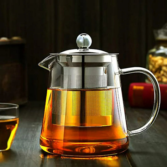 Tetera de Vidrio con Infusor Premium