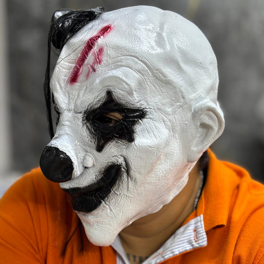 Máscara de Payaso Aterrador con Herida